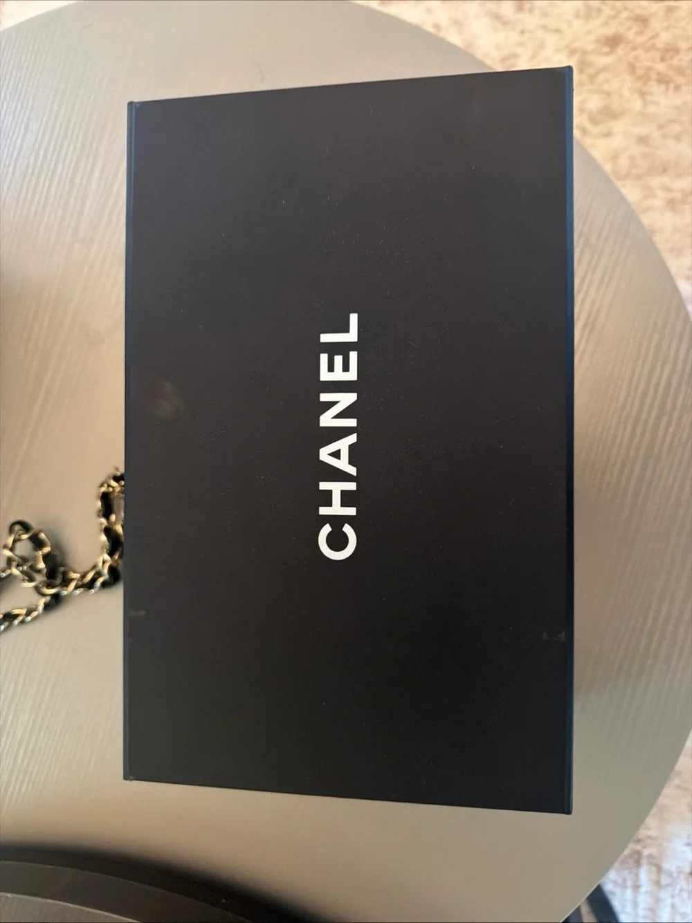 CHANEL Black Quilted Shoulder Bag with silver Hardware